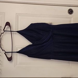 Christina Wu 22950 midnight navy sparkle size 20 bridesmaid dress